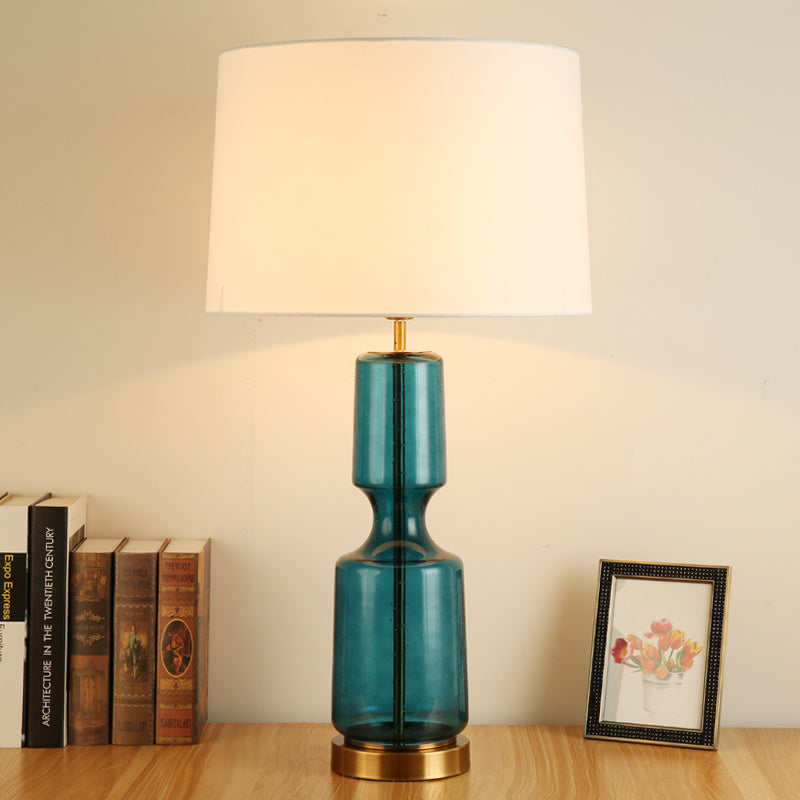 Simple Glass Art Table Bedroom Living Room Creative Lamps