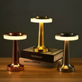 Touch Led Charging Table Lamp Creative Lamp Mushroom Lamp Cordless Rechargeable Touch Sensor Metal Aluminum Wireless Table Lamps