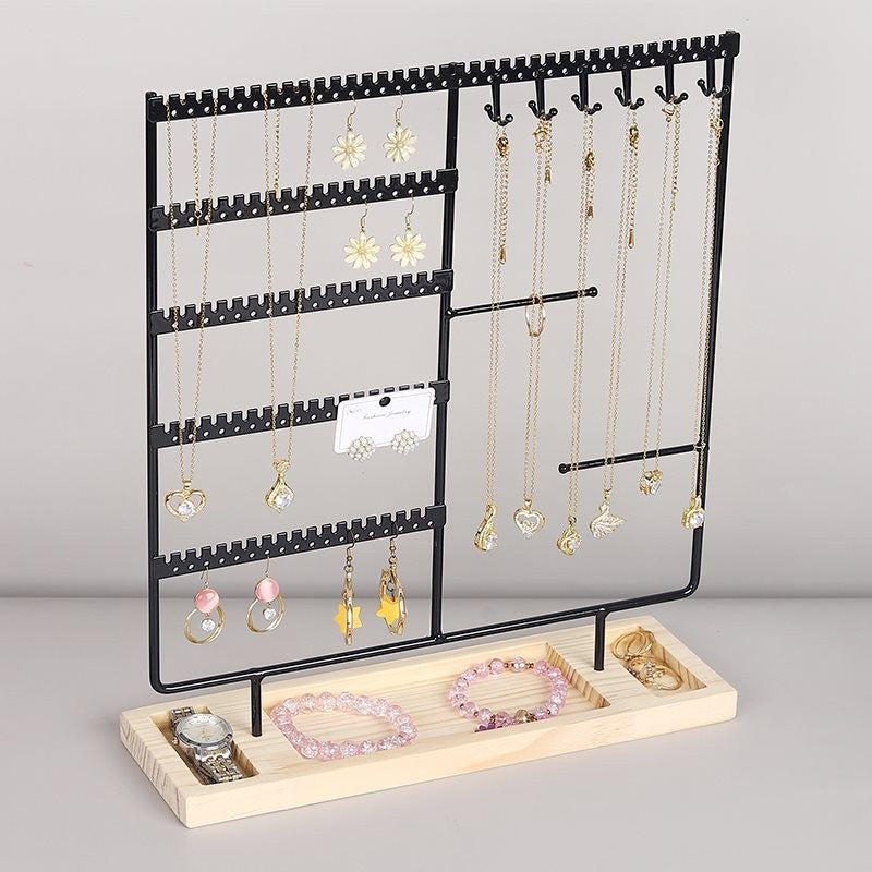 Metal Creative Earrings Necklaces Ring Holders